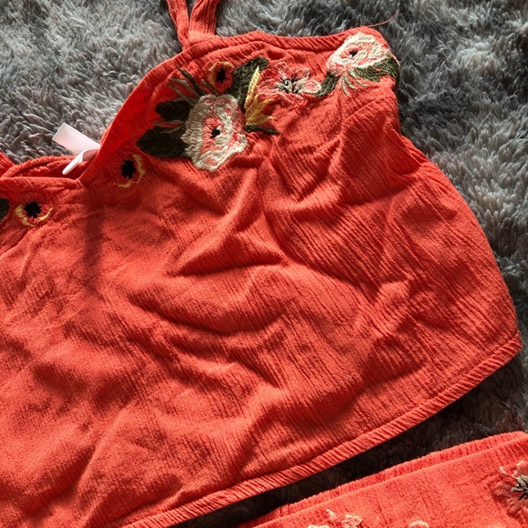 Orange Two Piece Set - Picture 3 of 4